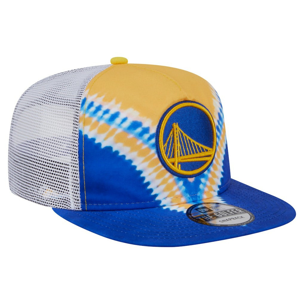 New Era Golden State Warriors Throwback Dye Golfer Snapback Hat sale