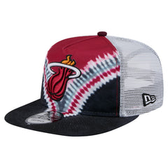 New Era Miami Heat Throwback Dye Golfer Snapback Hat