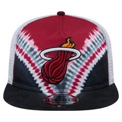 New Era Miami Heat Throwback Dye Golfer Snapback Hat