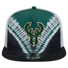 New Era Milwaukee Bucks Throwback Dye Golfer Snapback Hat