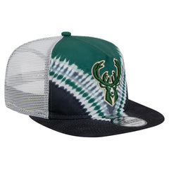 New Era Milwaukee Bucks Throwback Dye Golfer Snapback Hat