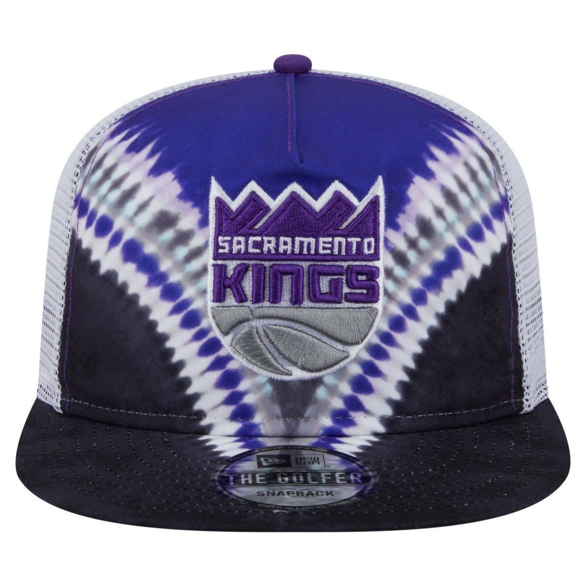 New Era Sacramento Kings Throwback Dye Golfer Snapback Hat