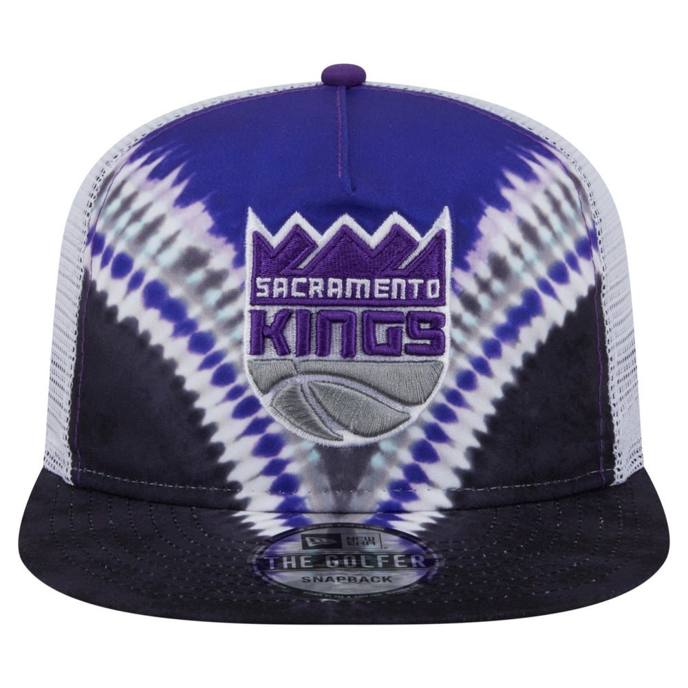 New Era Sacramento Kings Throwback Dye Golfer Snapback Hat