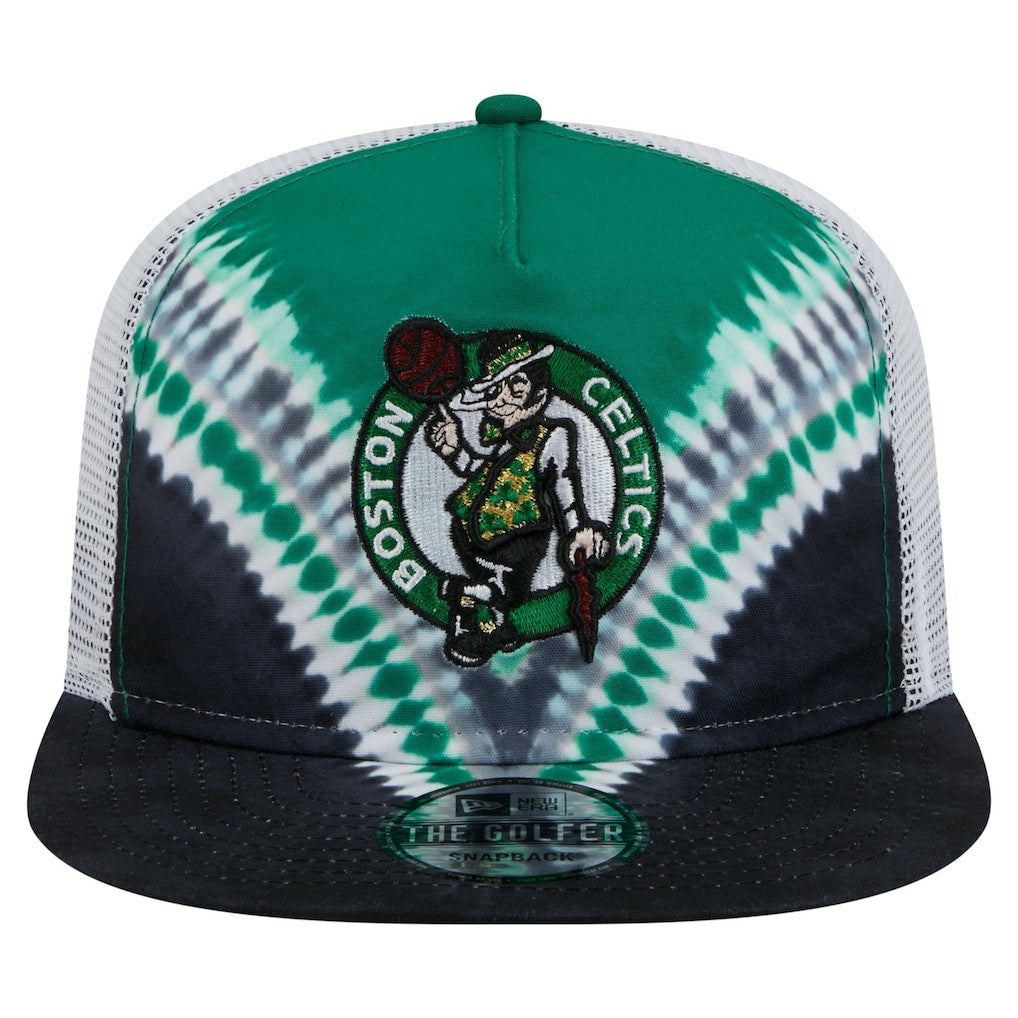 New Era Boston Celtics Throwback Dye Golfer Snapback Hat
