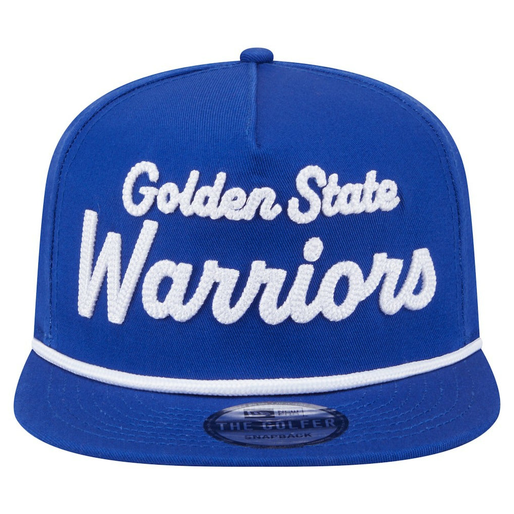 New Era Golden State Warriors Team Text Golfer Snapback Hat sale