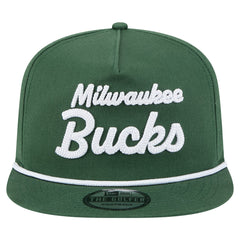 New Era Milwaukee Bucks Team Text Golfer Snapback Hat
