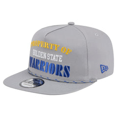 New Era Golden State Warriors Throwback Property Of Golfer Snapback Hat sale