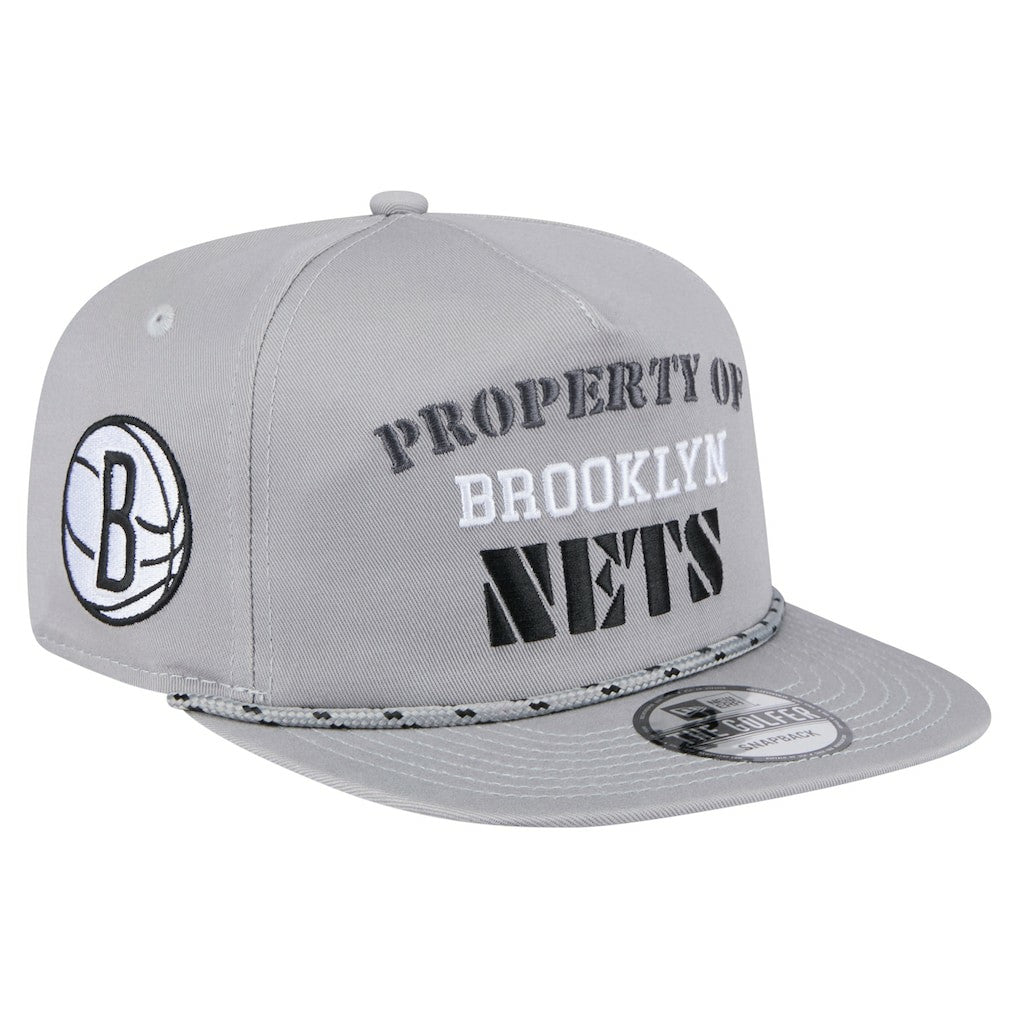 New Era Brooklyn Nets Throwback Property Of Golfer Snapback Hat