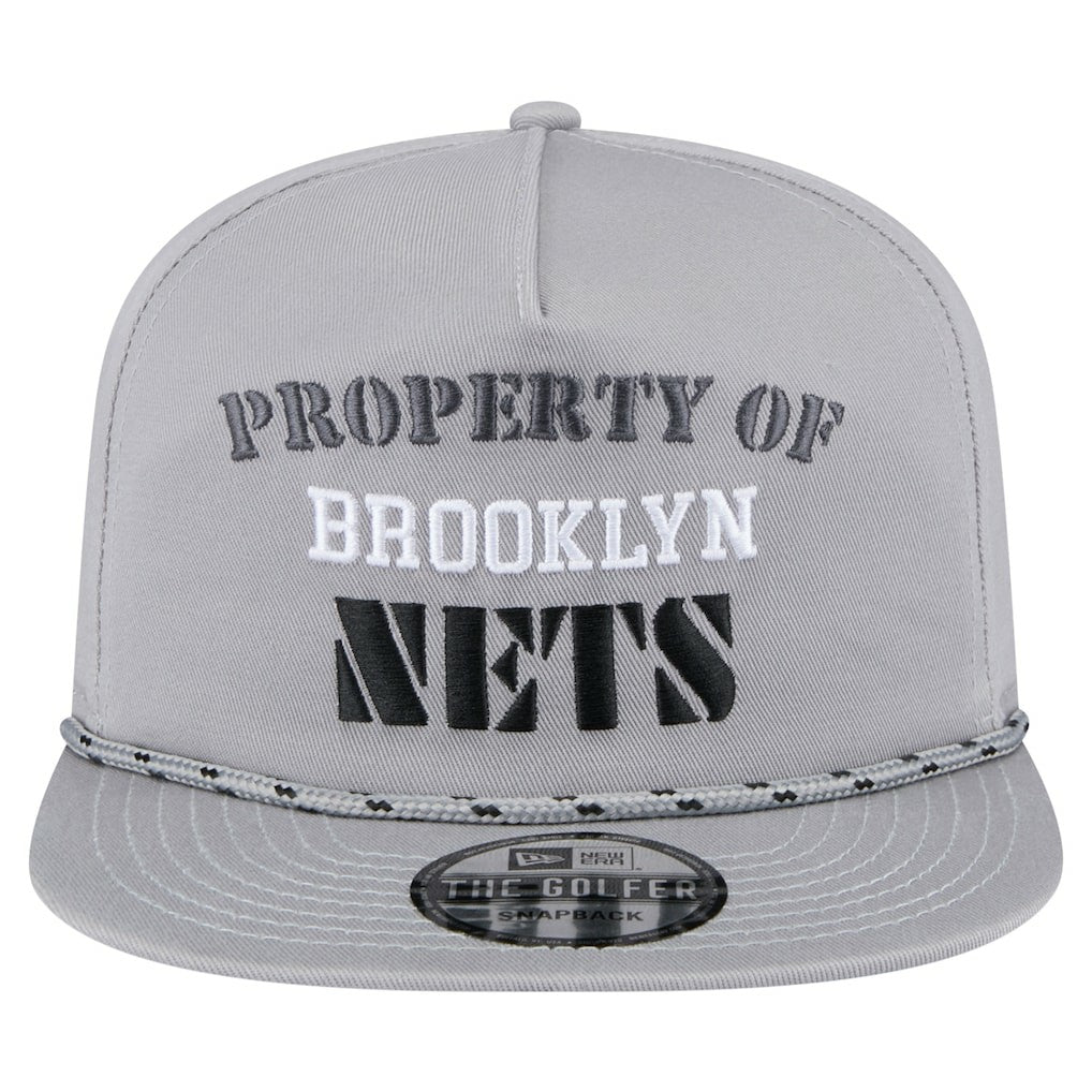 New Era Brooklyn Nets Throwback Property Of Golfer Snapback Hat