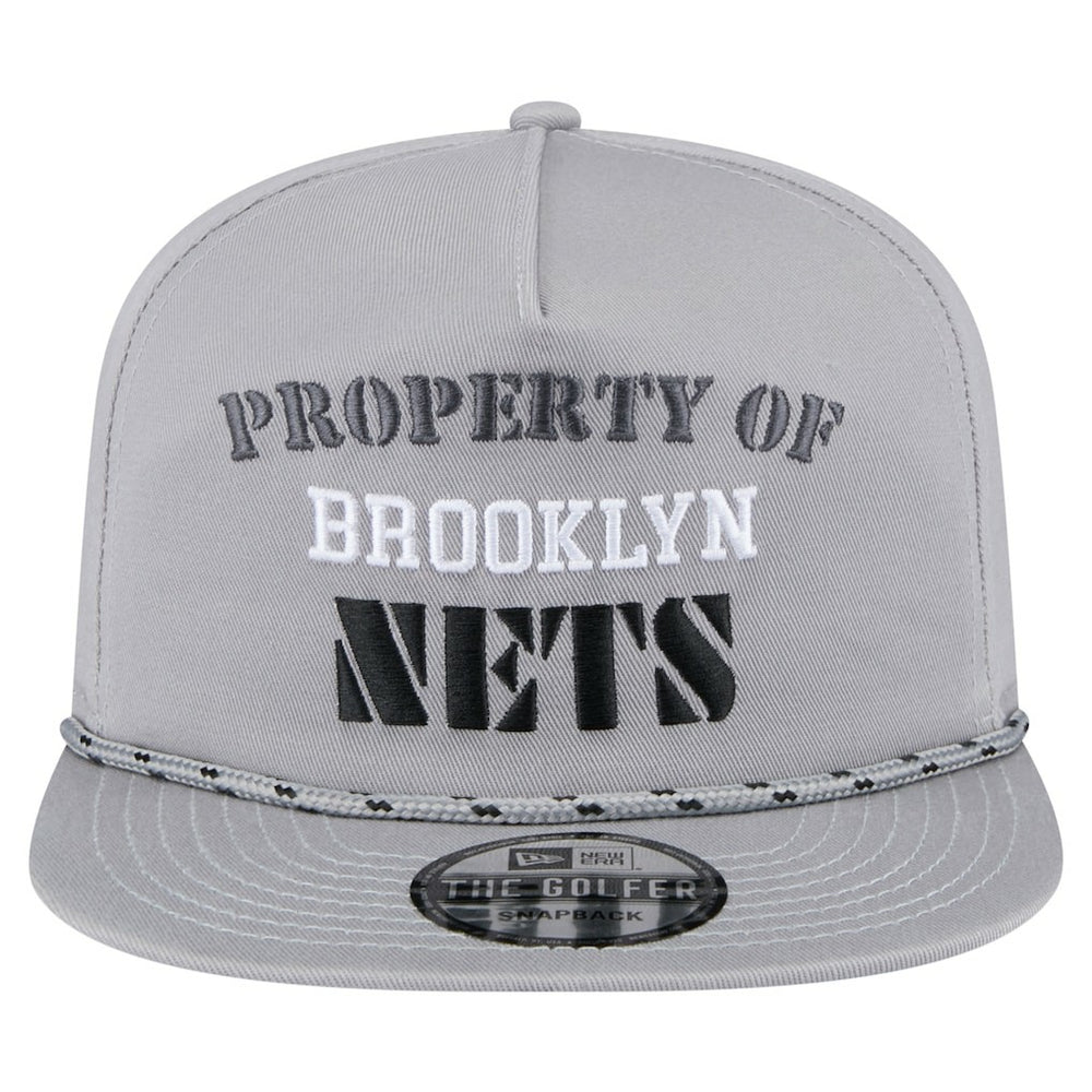 New Era Brooklyn Nets Throwback Property Of Golfer Snapback Hat