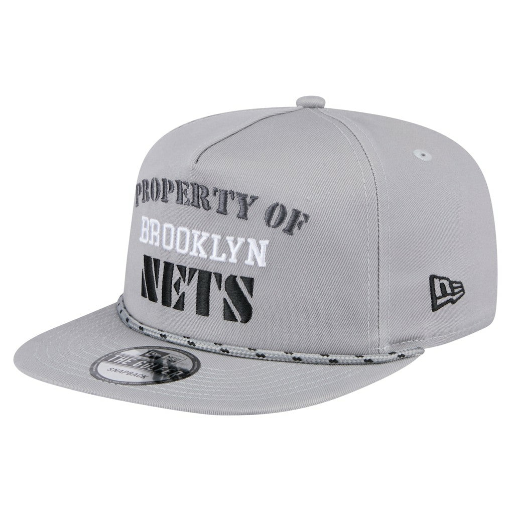 New Era Brooklyn Nets Throwback Property Of Golfer Snapback Hat