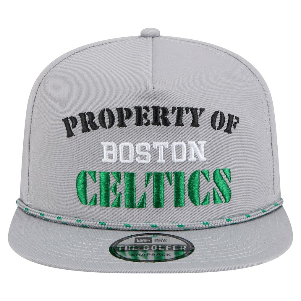 New Era Boston Celtics Throwback Property Of Golfer Snapback Hat