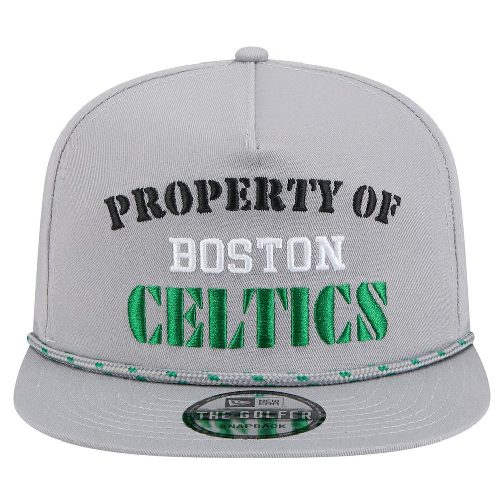 New Era Boston Celtics Throwback Property Of Golfer Snapback Hat