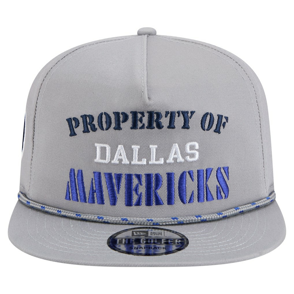 New Era Dallas Mavericks Throwback Property Of Golfer Snapback Hat sale