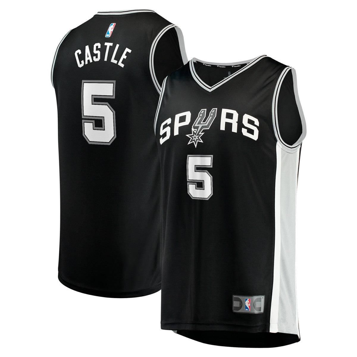Fanatics Stephon Castle San Antonio Spurs Youth 2024 NBA Draft Fast Break Player Jersey