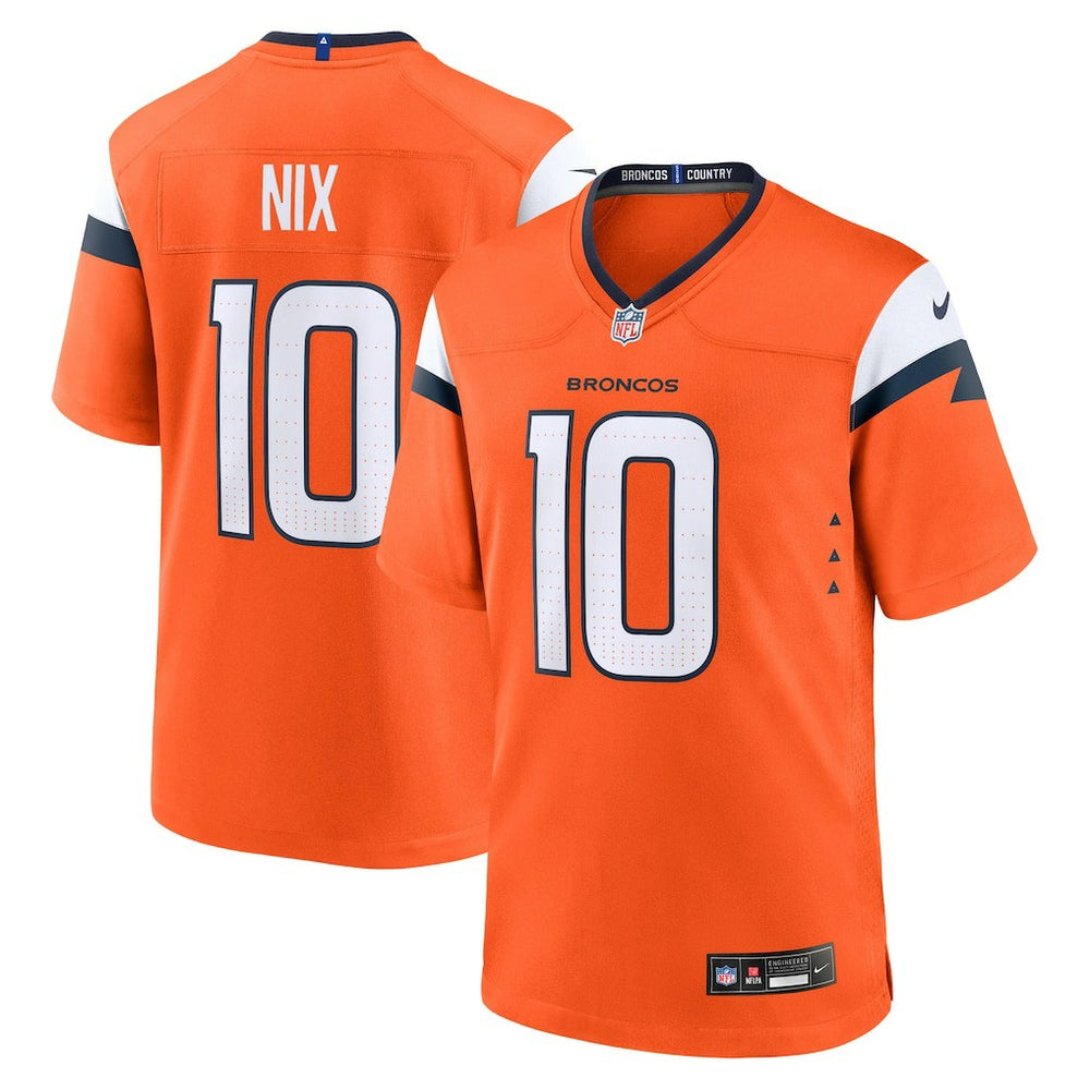 Bo Nix  Youth Game Jersey - Denver Broncos Jerseys