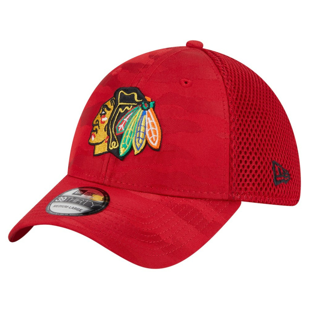 NHL Chicago Blackhawks New Era Active Subtle Camo 39THIRTY Flex Hat