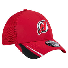 NHL New Jersey Devils New Era Linear Featherweight 39THIRTY Flex Hat