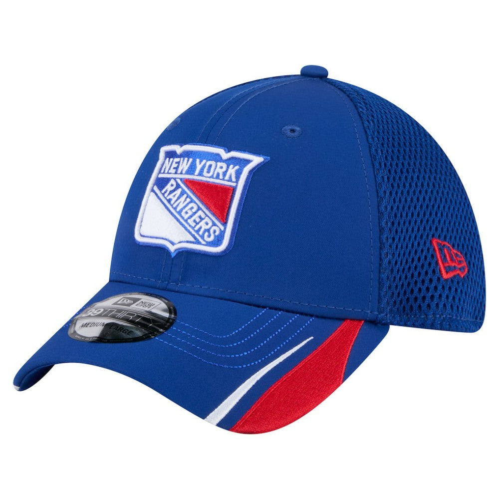 NHL New York Rangers New Era Linear Featherweight 39THIRTY Flex Hat