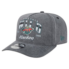 NHL Minnesota Wild New Era Throwback Washed A-Frame Pre-Curved 9FIFTY Snapback Hat