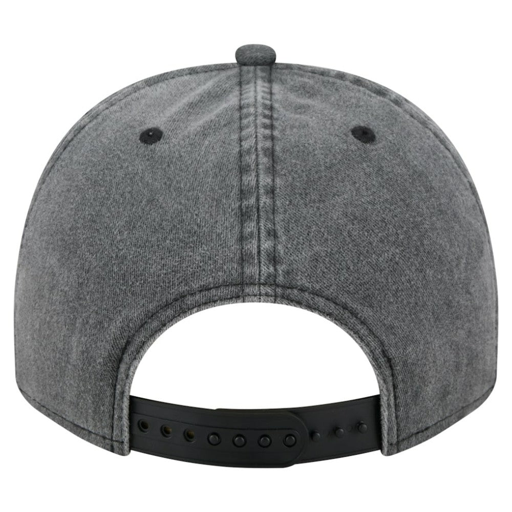 NHL Carolina Hurricanes New Era Throwback Washed A-Frame Pre-Curved 9FIFTY Snapback Hat