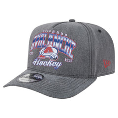 NHL Colorado Avalanche New Era Throwback Washed A-Frame Pre-Curved 9FIFTY Snapback Hat