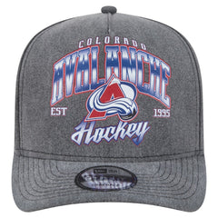 NHL Colorado Avalanche New Era Throwback Washed A-Frame Pre-Curved 9FIFTY Snapback Hat