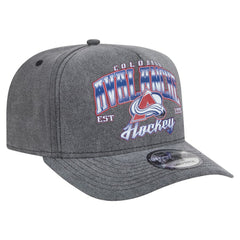 NHL Colorado Avalanche New Era Throwback Washed A-Frame Pre-Curved 9FIFTY Snapback Hat