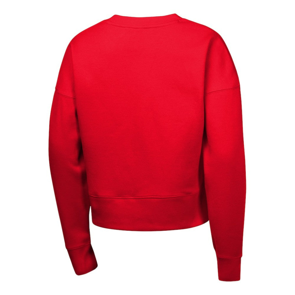 Red Atlanta Braves Nike Girls Youth Fleece Sweatshirt