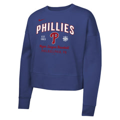 Royal Philadelphia Phillies Nike Girls Youth Fleece Sweatshirt