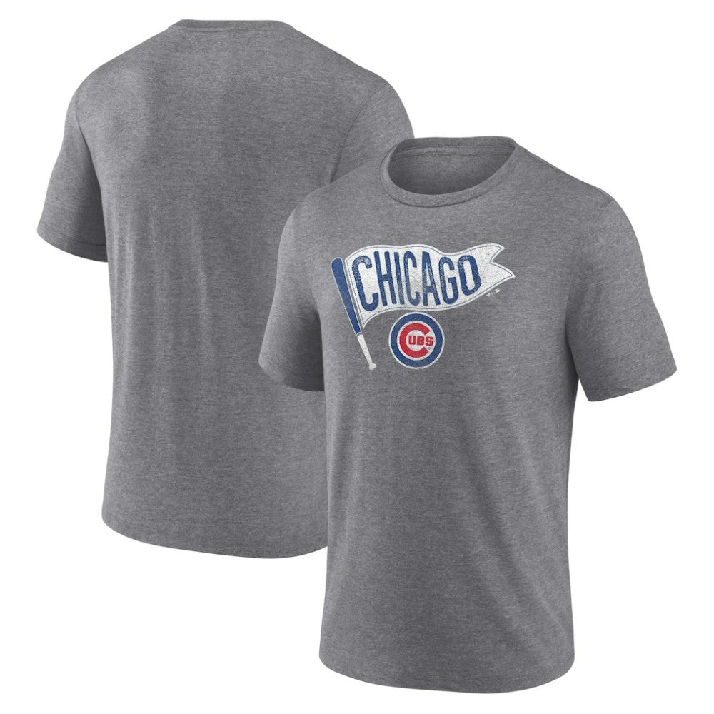Heather Gray Chicago Cubs Hometown Collection Those Cubbies Tri-Blend T-Shirt