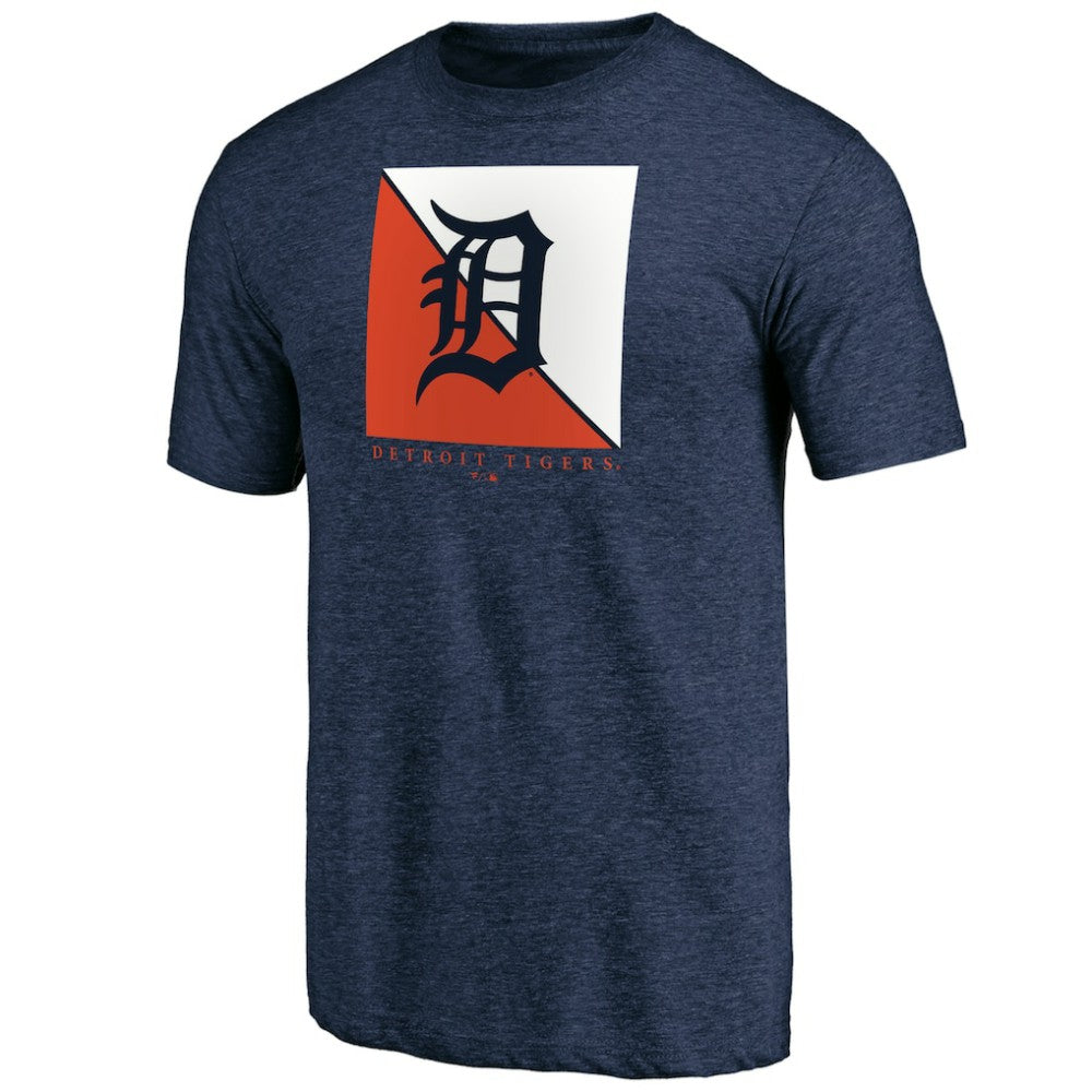 Navy Detroit Tigers Pregame Vibe Tri-Blend T-Shirt