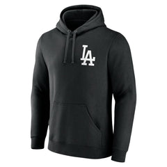 Black Mookie Betts Los Angeles Dodgers Mister Cartoon Name & Number Pullover Hoodie