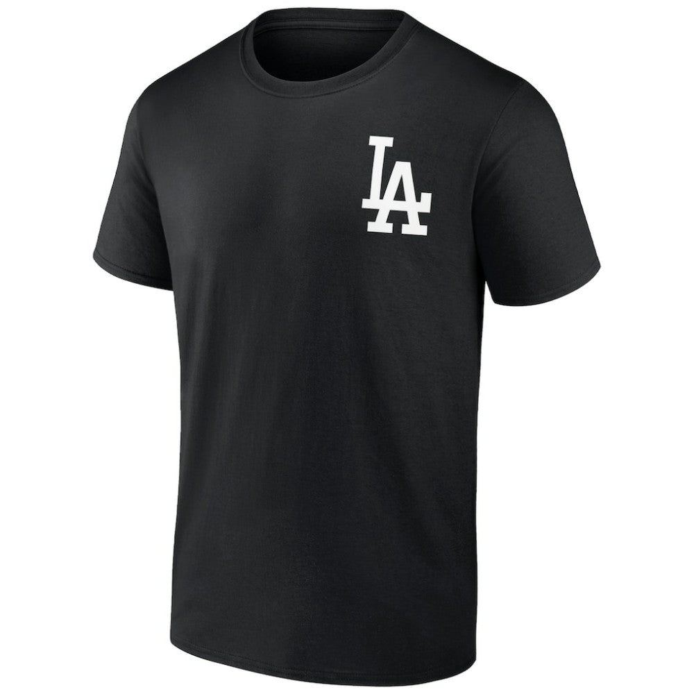 Black Freddie Freeman Los Angeles Dodgers Mister Cartoon Name & Number T-Shirt