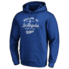 Royal Los Angeles Dodgers Hometown Collection Long Ball Pullover Hoodie