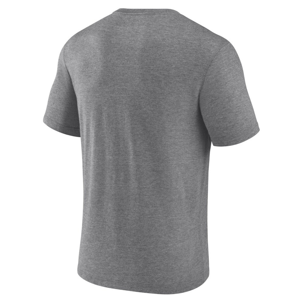 Heather Gray Milwaukee Brewers Barrel Tri-Blend T-Shirt
