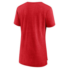 Red St. Louis Cardinals Women's Practice Time Tri-Blend T-Shirt
