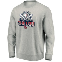 Gray St. Louis Cardinals Heater Pullover Sweatshirt
