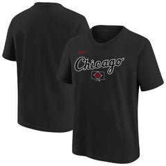 Black Chicago White Sox Nike Youth 2025 City Connect Wordmark T-Shirt