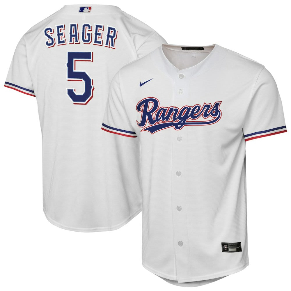 White Corey Seager Texas Rangers Nike Youth Home Replica Player Jersey