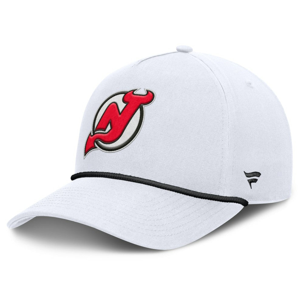 NHL New Jersey Devils Fanatics Rope A-Frame Adjustable Hat