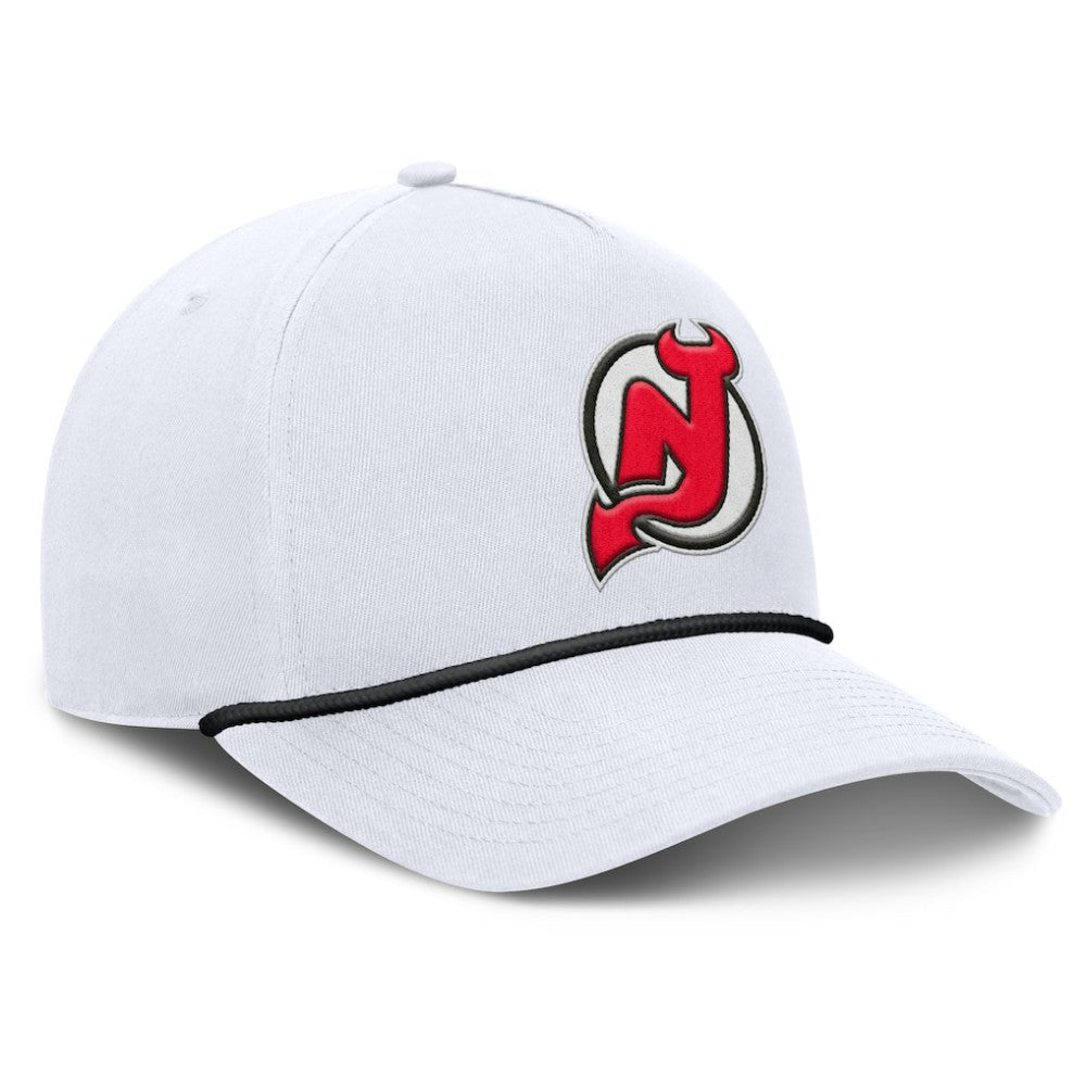 NHL New Jersey Devils Fanatics Rope A-Frame Adjustable Hat