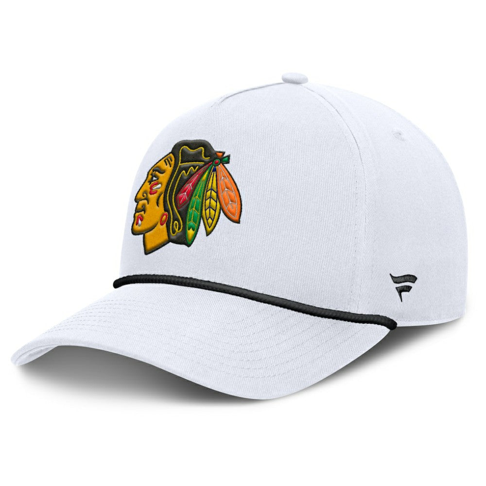 NHL Chicago Blackhawks Fanatics Rope A-Frame Adjustable Hat