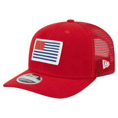 Red Los Angeles Angels New Era Flag 9SEVENTY Stretch-Snap Hat