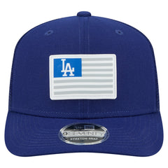 Royal Los Angeles Dodgers New Era Flag 9SEVENTY Stretch-Snap Hat