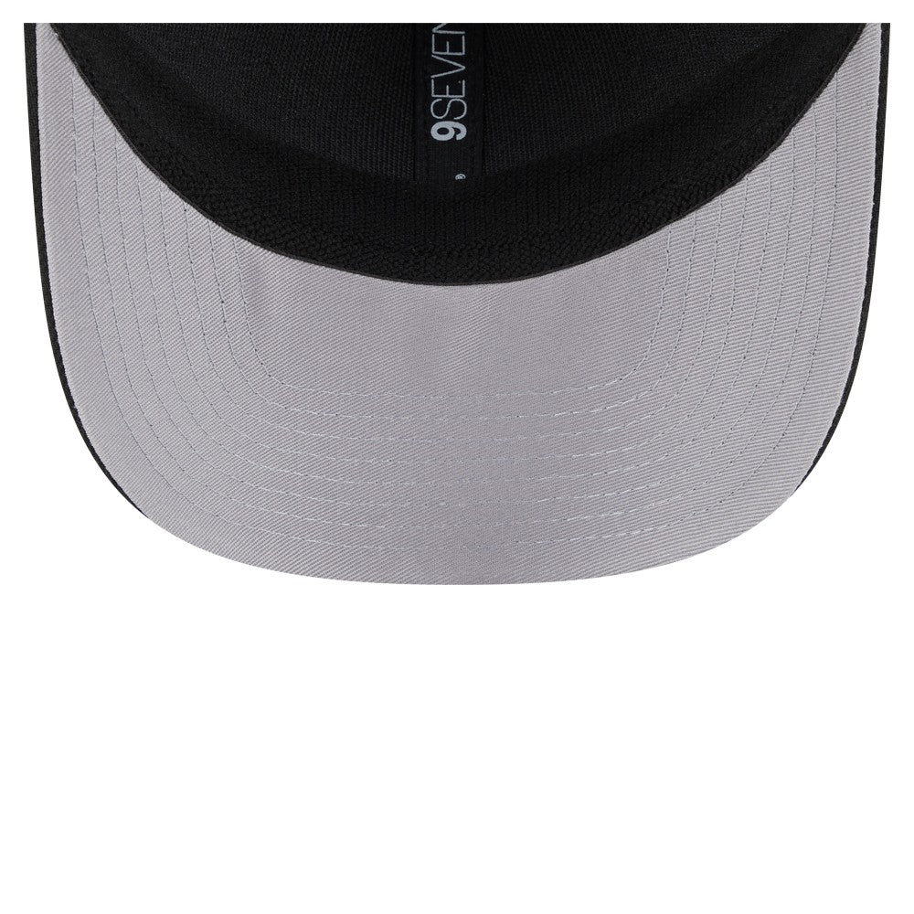 Black Miami Marlins New Era Flag 9SEVENTY Stretch-Snap Hat
