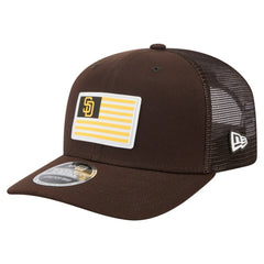 Brown San Diego Padres New Era Flag 9SEVENTY Stretch-Snap Hat
