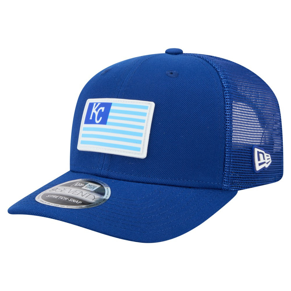 Royal Kansas City Royals New Era Flag 9SEVENTY Stretch-Snap Hat