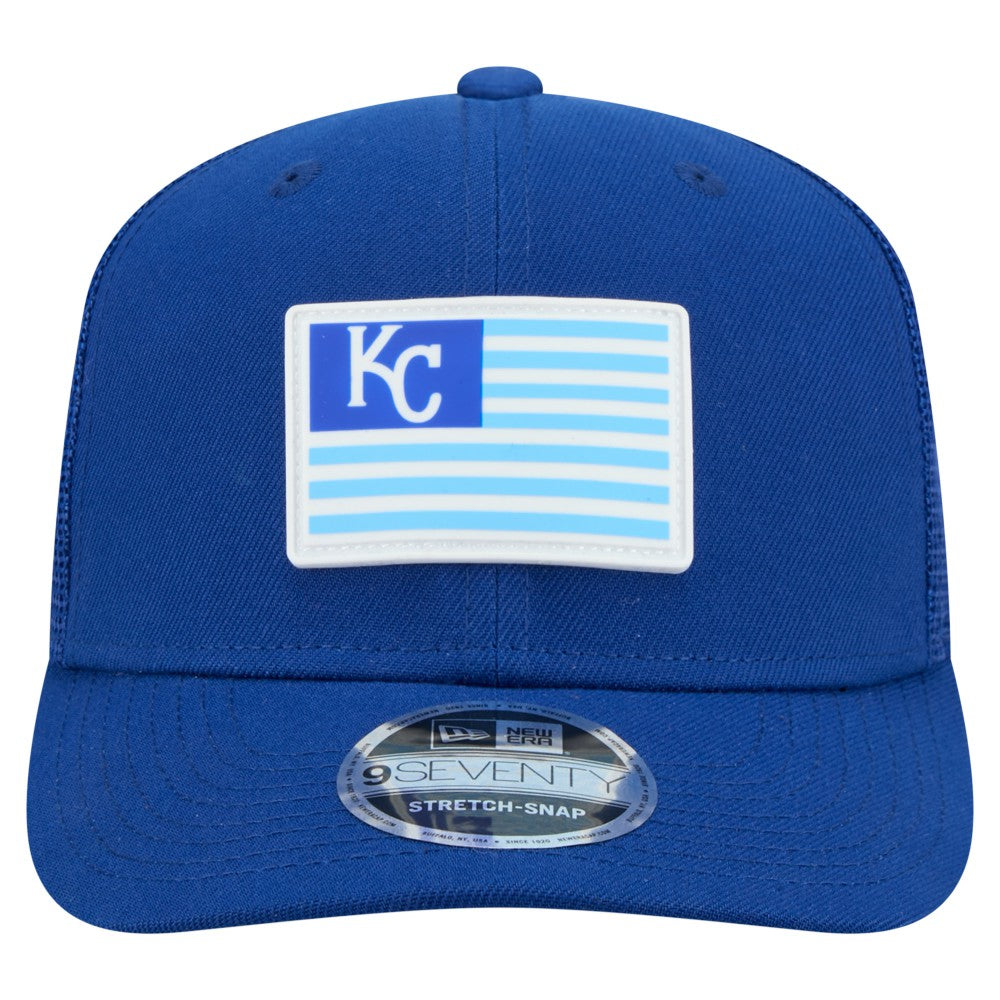 Royal Kansas City Royals New Era Flag 9SEVENTY Stretch-Snap Hat