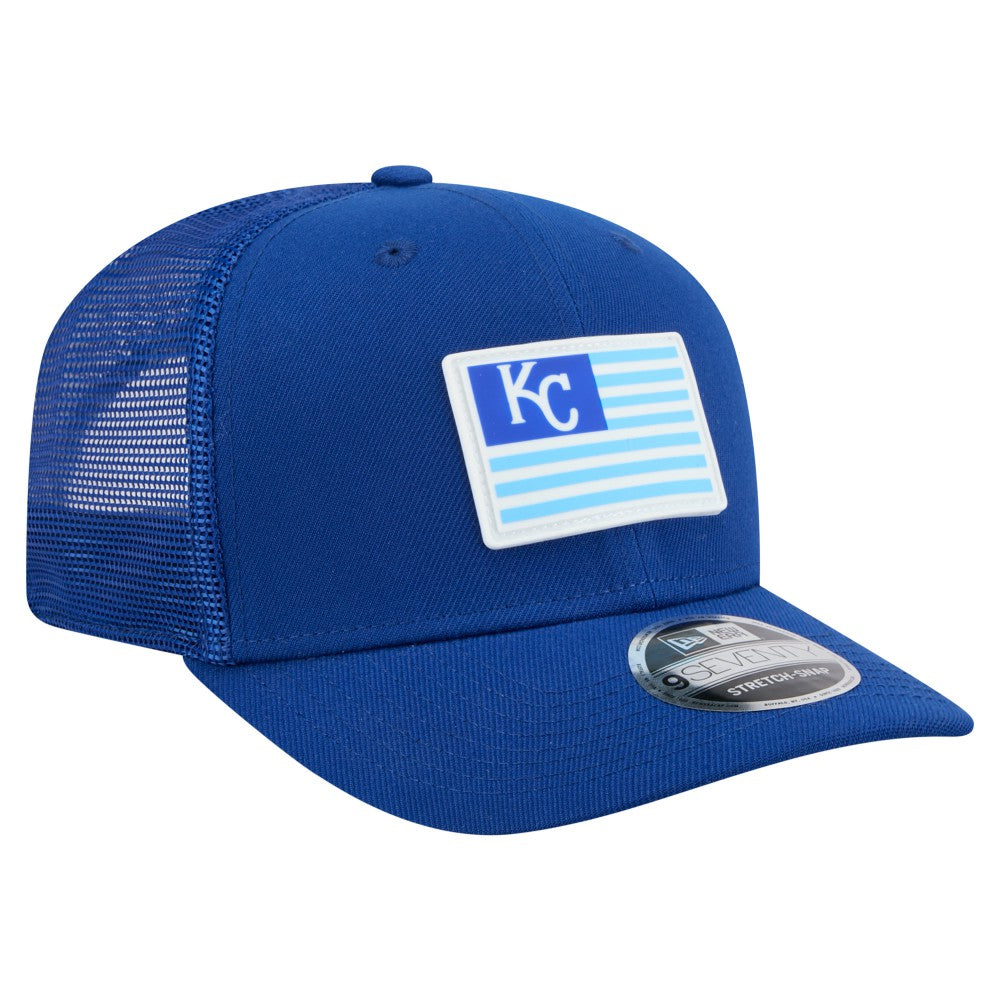 Royal Kansas City Royals New Era Flag 9SEVENTY Stretch-Snap Hat